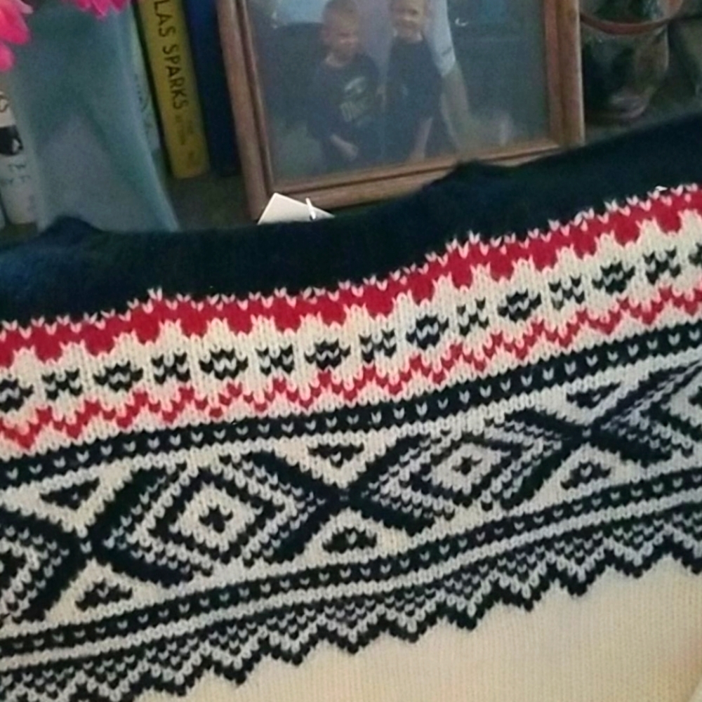 Polo lambs wool crew neck sweater